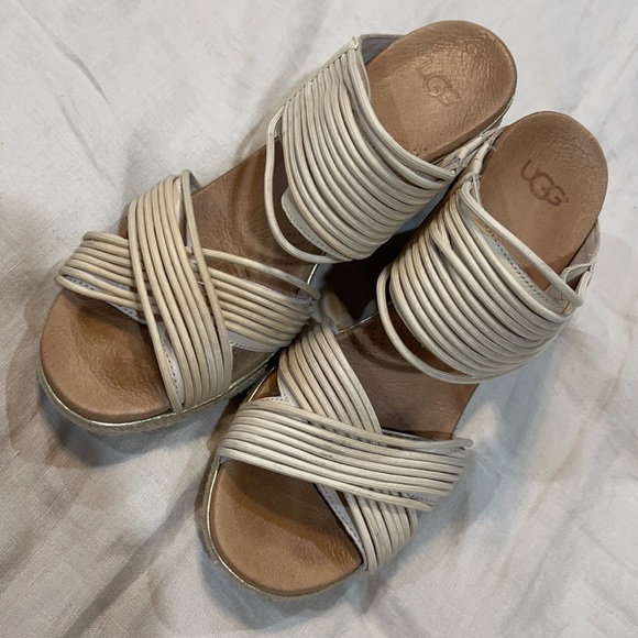 UGG Size 10 Hilarie Wedge Sandal - Picture 11 of 11